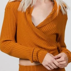 Best Sale 😀 Ronny Kobo 👩 women Fusako Knit Top In Golden 😀