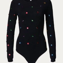 Buy ❤️ Ronny Kobo 👩 women Nieve Bodysuit in Black/Multi 😍