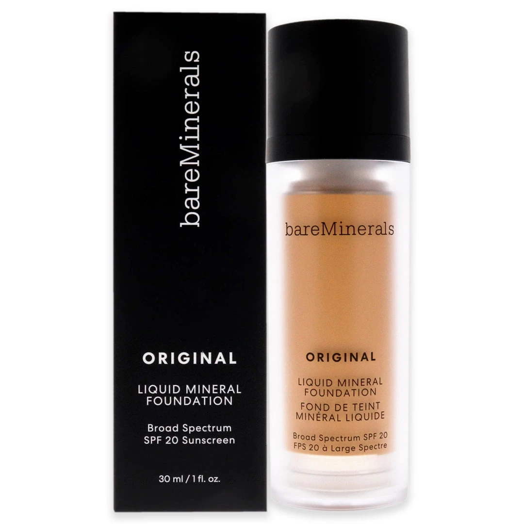 Promo π Original Liquid Mineral Foundation SPF 20 - 08 Light by bareMinerals for π© Women - 1 oz Foundation π 3 Promo π Original Liquid Mineral Foundation SPF 20 - 08 Light by bareMinerals for π© Women - 1 oz Foundation π