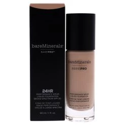 Outlet 🧨 BarePro Performance Wear Liquid Foundation SPF 20 - 7.5 Shell by bareMinerals for 👩 Women - 1 oz Foundation 😉