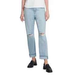 Cheap 😍 J Brand Tate 👩 Womens Denim Light Wash Boyfriend 👖 Jeans 🥰