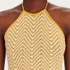 Best Pirce 🧨 Ronny Kobo 👩 women Darlene Knit Top In Canary Multi 🛒