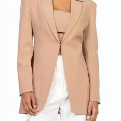 Coupon ✔️ Ronny Kobo 👩 women Riva Jacket in Tan ✔️