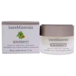Best Sale 🔔 Skinlongevity Long Life Herb Night Treatment by bareMinerals for Unisex - 1.7 oz Treatment ✨
