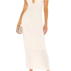 Best Pirce ⭐ Ronny Kobo 👩 women Trista 👗 Dress In Ivory ✔️