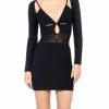 Promo 🛒 Ronny Kobo 👩 women Rivera Knit 👗 Dress in Black 👏