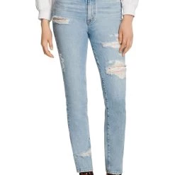 Flash Sale ❤️ J Brand 1212 Runway 👩 Womens Denim Light Wash Straight Leg 👖 Jeans ⭐