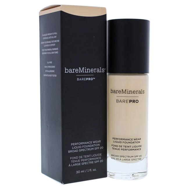 New 😉 Barepro Performance Wear Liquid Foundation SPF 20 - 07 Warm Light by bareMinerals for 👩 Women - 1 oz Foundation 🤩 3 New 😉 Barepro Performance Wear Liquid Foundation SPF 20 - 07 Warm Light by bareMinerals for 👩 Women - 1 oz Foundation 🤩
