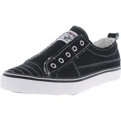 Best reviews of 🔔 True Religion Brodhi Mens Canvas Laceless Casual and Fashion 👟 Sneakers 💯