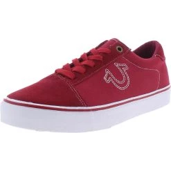 Best Pirce 🧨 True Religion Bellamy Mens Canvas Lace-Up Casual and Fashion 👟 Sneakers 🔔