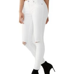 Discount ✨ True Religion Jennie 👩 Womens Denim Distressed Skinny 👖 Jeans ⌛