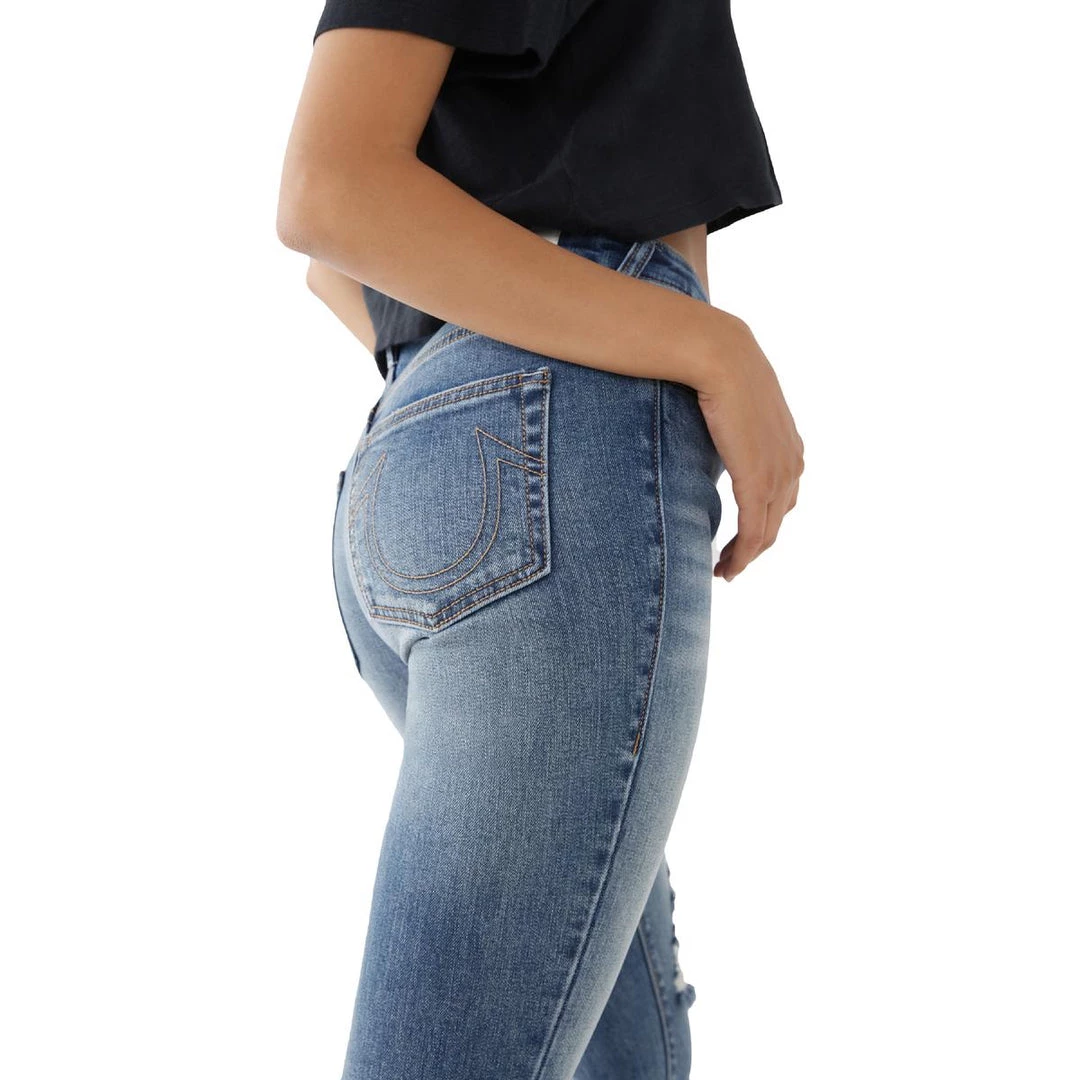 Hot Sale 🎁 True Religion Halle 👩 Womens Denim Raw Hem Skinny 👖 Jeans 💯 4 Hot Sale 🎁 True Religion Halle 👩 Womens Denim Raw Hem Skinny 👖 Jeans 💯 - Image 2